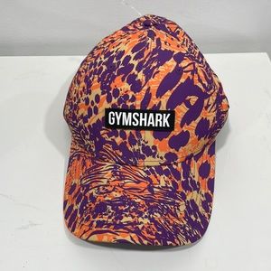 NWT GYMSHARK Orange and Purple Camo Baseball Cap Hat